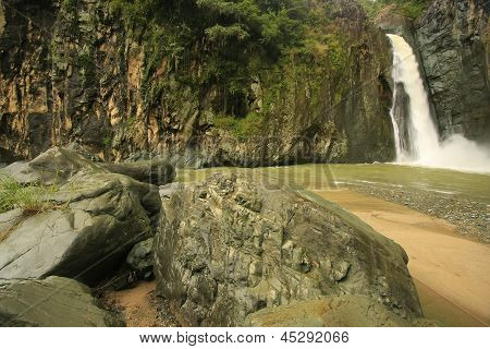 Salto Jimenoa Uno vandfald, Jarabacoa, Dominikanske Republik