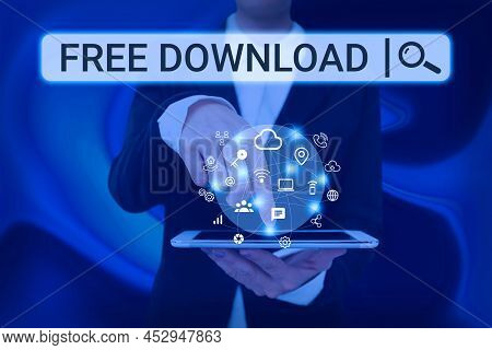 Text Sign Showing Free Download. Internet Concept Key In Transfigure Initialize Freebies Wireless Im