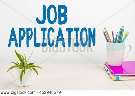 Conceptual Display Job Application. Business Approach The Standard Business Document Serves A Number