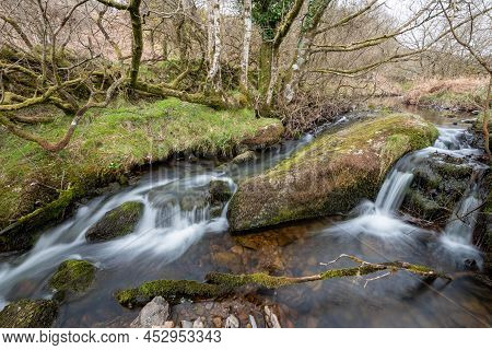 Robbers Bridge In Exmoor National Park