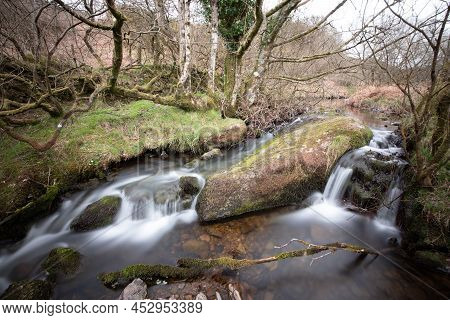 Robbers Bridge In Exmoor National Park