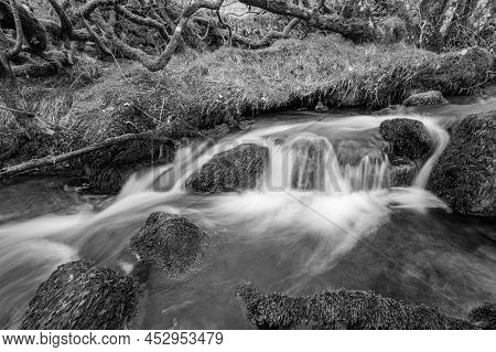 Robbers Bridge In Exmoor National Park