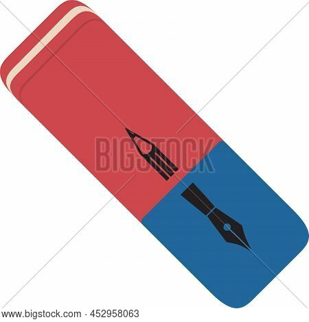 Standard Student Eraser For Erasing Pencil And Ink Inscriptions.