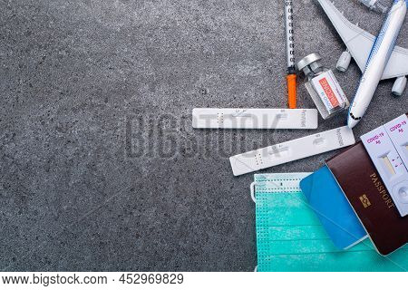 Rapid Test With Nasal And Saliva Antigen Test Kit For Quick Test Before Take Your Flight