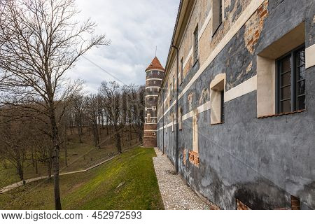 Medieval Brick Castle And Tower Of Panemune, Lithuania