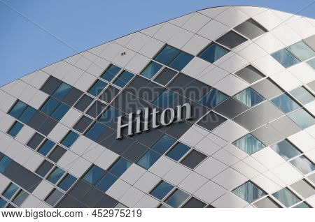 4-07-2022 Schiphol,the Netherlands. The Hilton Hotel At Schiphol Airport