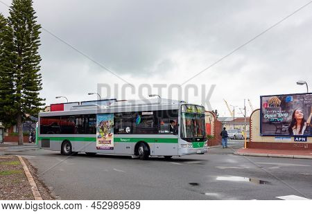 Fremantle, Australia - July 14, 2018 - Volgren Cr228l Based On Mercedes-benz Oc 500 Le Bus Of Transp