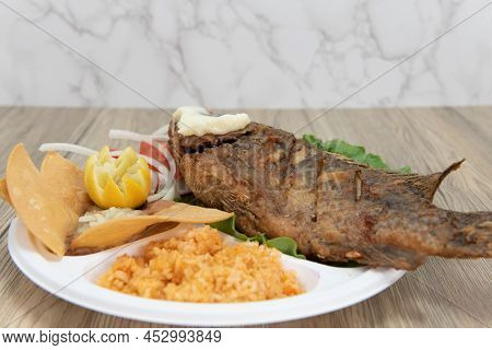 Delicious Mexican Food Served As A Meal.