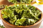 Homemade Organic Green Kale Chips