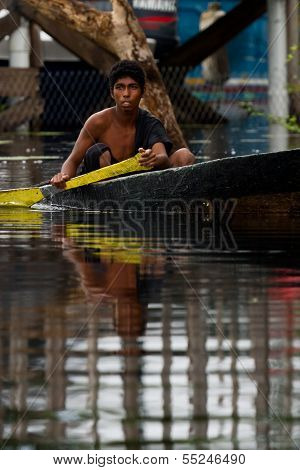 Fisherman In Belize