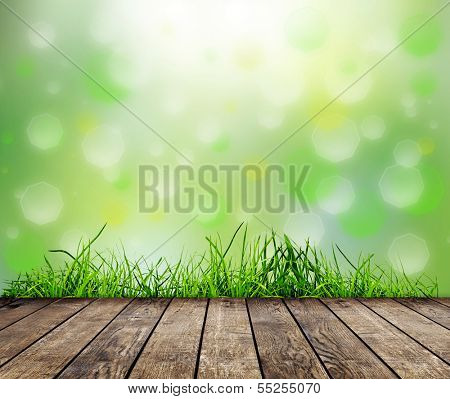 wood textured backgrounds in a room interior on the sky field backgrounds