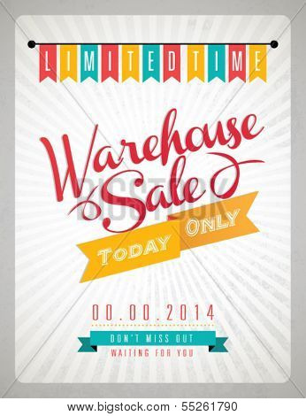 Vintage Retro Typographic Background 01