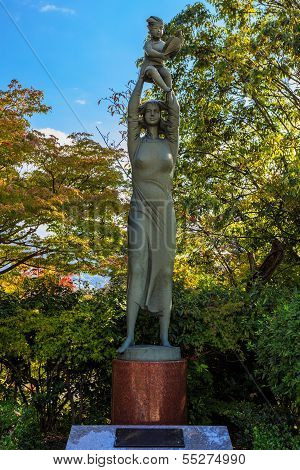 Hymn to life Sculpture at Nagasaki Peace Park