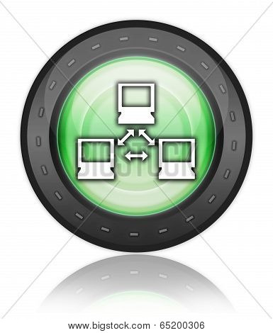 Icon, Button, Pictogram Network