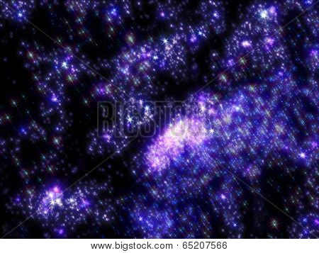 Starry sky infinite Universe, amazing and beautiful view of the Milky way