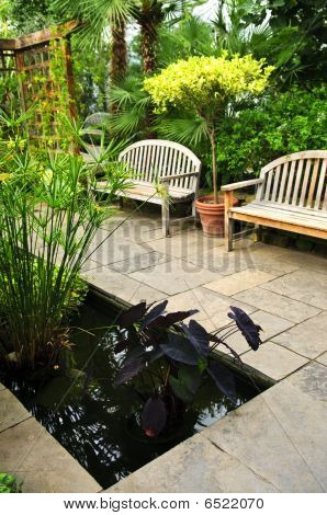 Lush Green Garden