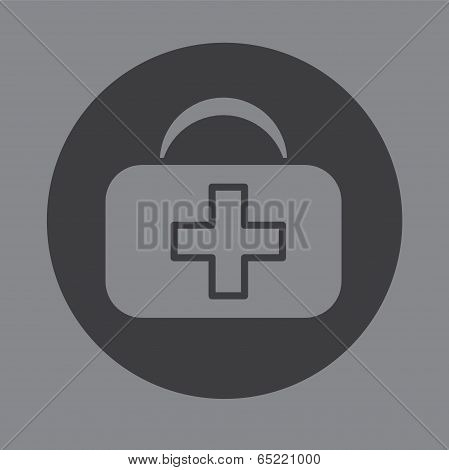 First Aid Bag Icon Symbol Vector.eps