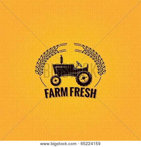 farm tractor design background