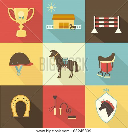Horse and dressage icons