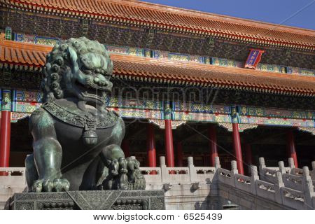 Dragon bronzová socha Tai He muži s bránou Gugong zakázané Číny Pekingu City Palace