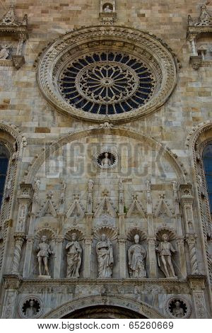 Cathedral in Como city, Lombardy, Italy