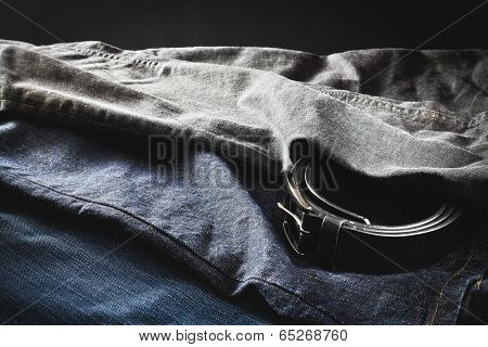 Men's Jeans With Belt