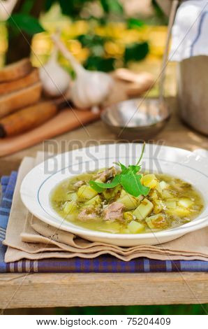 A Plate Of Sorrel Soup