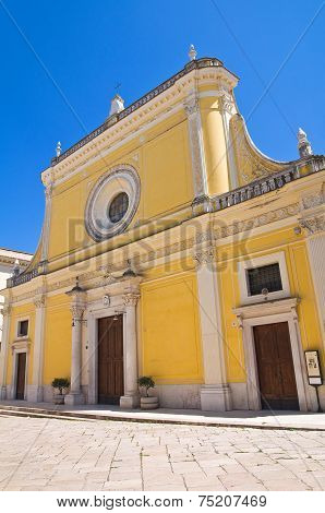 Mother Church of San Severo. Puglia. Italy.