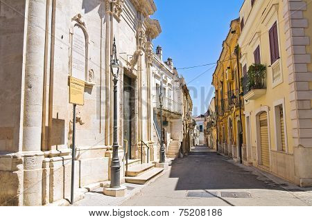 Alleyway. San Severo. Puglia. Italy.
