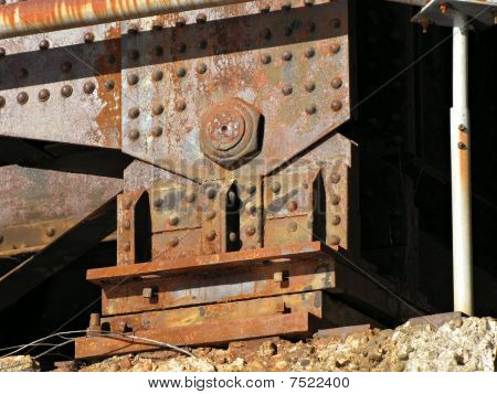 รถไฟสนิม Trestle สนับสนุน