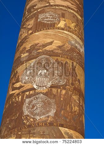The Astoria Column In Astoria Oregon Usa