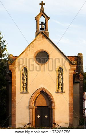 chapel near Ortenbourg, Alsace, France