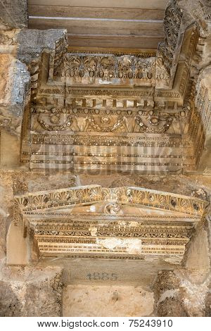 ruins of ancient amphitheater in Aspendos Antalya Turkey
