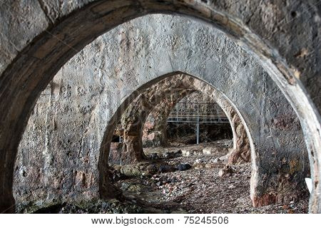 Old shipyard in Alanya.