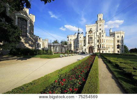 Hluboka Castle in Czech Republic.