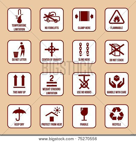 Handling and Packing Icons