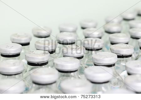 Many Bottles On The Conveyor.