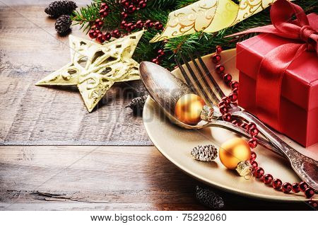 Christmas Table Setting