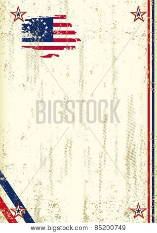 Old union retro background. A vintage background with a flag of Old Union and a texture for your advertising