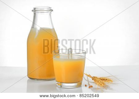 Boza drink from fermented cereal beverage