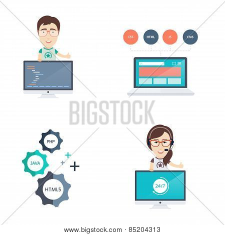 Web Development Icons Set