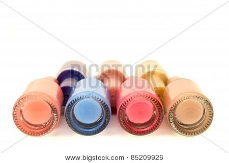 Nail Polish Horizontal Isolated Overwhite