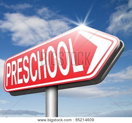 preschool education kindergarten nursery school or playgroup
