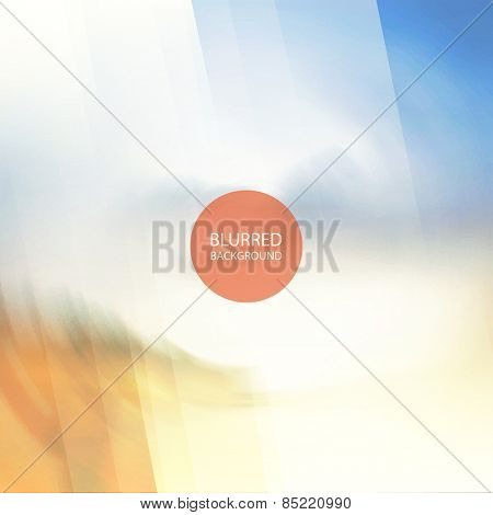 Abstract Background with Blurred Image