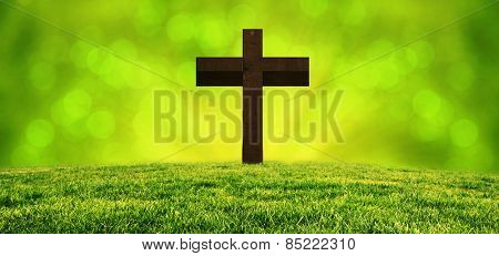 Cross against sky