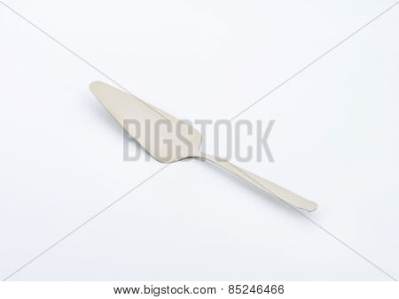 cake server on white background