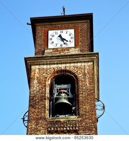 In Mozzate   Old Abstract   Tower Bell Sunny Day Milan