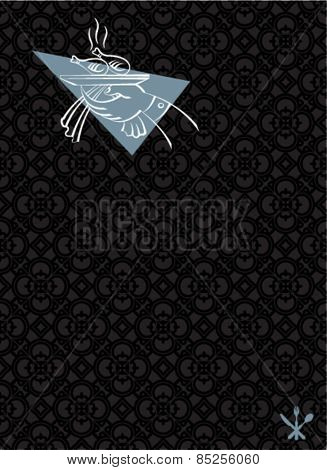 Menu Card Design Template Vector Art 