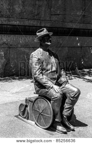 Franklin Delano Roosevelt Memorial in Washington DC USA