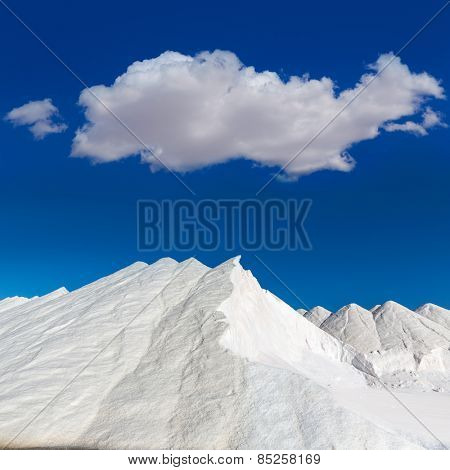 Mallorca Ses Salines Es Trenc Estrenc saltworks in Balearic Islands Spain
